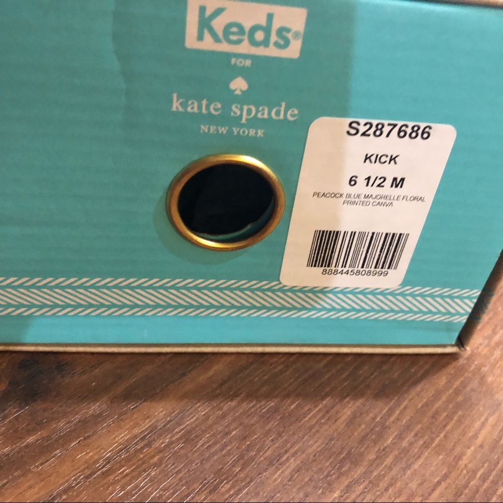 ❗️SOLD❗️Kate Spade ♠️ Keds peacock blue majorelle - Picture 7 of 8